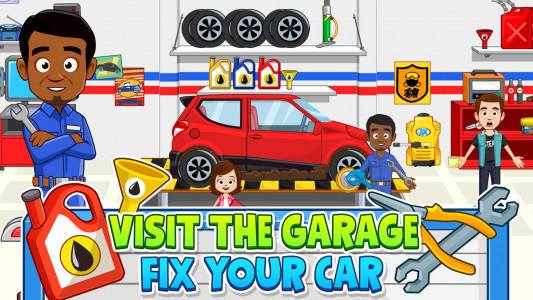 اسکرین شات بازی My Town: Car Repair - Mechanic 3