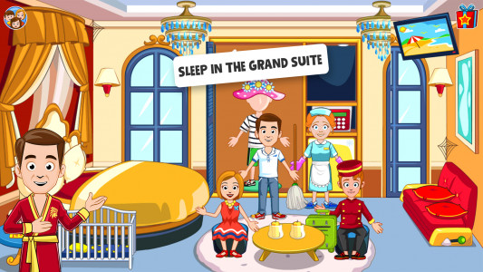 اسکرین شات بازی My Town Hotel Games for kids 5