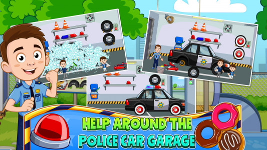 اسکرین شات بازی My Town: Police Games for kids 4