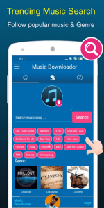 اسکرین شات برنامه Free Music Downloader + Mp3 Music Download Songs 1
