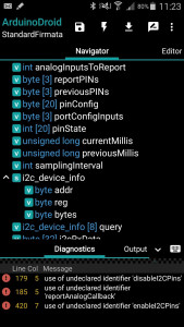 اسکرین شات 2 برنامه ArduinoDroid - Arduino/ESP IDE