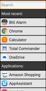 اسکرین شات 3 برنامه BIG Launcher