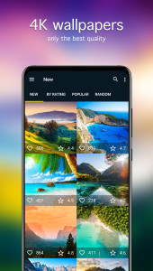 اسکرین شات 2 برنامه Nature Wallpapers 4K