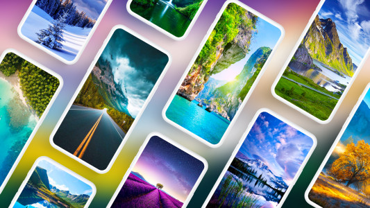 اسکرین شات 1 برنامه Nature Wallpapers 4K