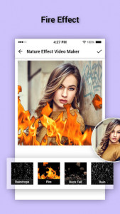 اسکرین شات برنامه Nature Photo Effect Video Maker with Music 4