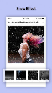 اسکرین شات برنامه Nature Photo Effect Video Maker with Music 1