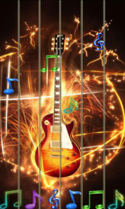 اسکرین شات برنامه Guitar Touch ( Play on Wallpaper ) 4