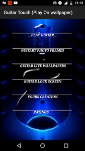 اسکرین شات برنامه Guitar Touch ( Play on Wallpaper ) 2