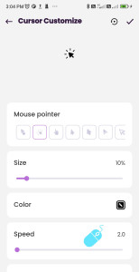 اسکرین شات 5 برنامه Mobile Cursor Mouse Touchpad