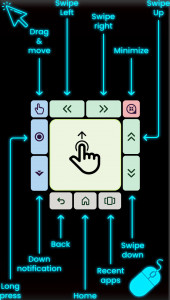 اسکرین شات 2 برنامه Mobile Cursor Mouse Touchpad