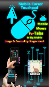 اسکرین شات 1 برنامه Mobile Cursor Mouse Touchpad
