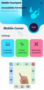 اسکرین شات 7 برنامه Mobile Cursor Mouse Touchpad