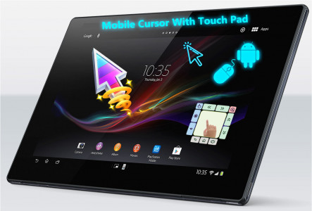اسکرین شات 3 برنامه Mobile Cursor Mouse Touchpad