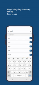 اسکرین شات 1 برنامه English Tagalog Dictionary