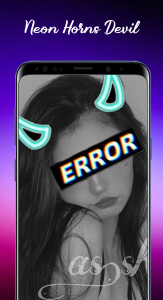 اسکرین شات برنامه Neon Horns Devil Error 5