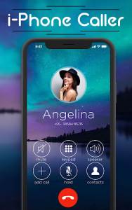 اسکرین شات برنامه Phone X Dialer : Phone X Call Screen 1