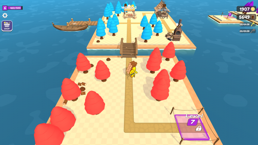اسکرین شات بازی Craft Island - Woody Forest 8