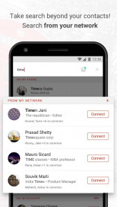 اسکرین شات 4 برنامه InTouch Contacts & Caller ID