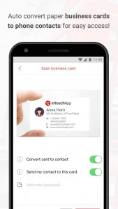اسکرین شات 2 برنامه InTouch Contacts & Caller ID