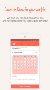 اسکرین شات 7 برنامه Once -A special period tracker