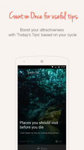 اسکرین شات 2 برنامه Once -A special period tracker
