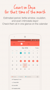 اسکرین شات 3 برنامه Once -A special period tracker