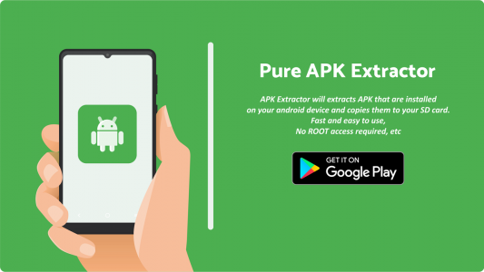 اسکرین شات برنامه Pure Apk Extractor: App Backup 1
