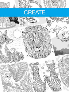 اسکرین شات برنامه Free Adult Coloring Book App | Animals 🦁🐼🐶 7