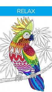 اسکرین شات برنامه Free Adult Coloring Book App | Animals 🦁🐼🐶 2