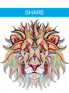 اسکرین شات برنامه Free Adult Coloring Book App | Animals 🦁🐼🐶 8