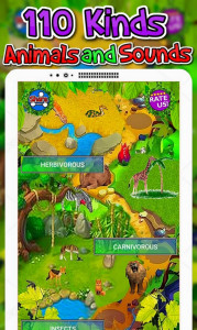 اسکرین شات 2 برنامه Animals Sounds For Kids