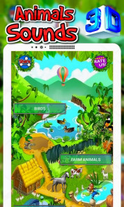 اسکرین شات 1 برنامه Animals Sounds For Kids
