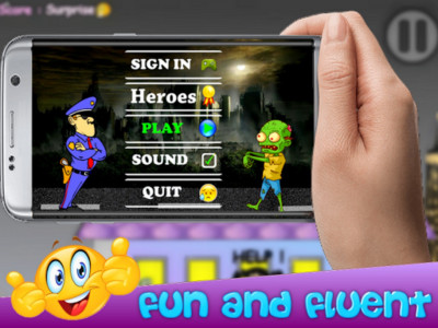اسکرین شات 2 بازی Zombie Hunting Race