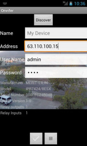 اسکرین شات برنامه Onvier - IP Camera Monitor 1