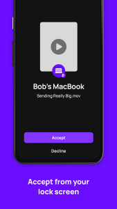 اسکرین شات 4 برنامه Blip (File Transfer)
