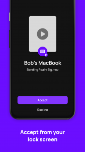 اسکرین شات 4 برنامه Blip (File Transfer)