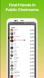 اسکرین شات برنامه Talkinchat - Chatrooms & Calls 4