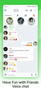 اسکرین شات برنامه Talkinchat - Voice Rooms &Chat 1