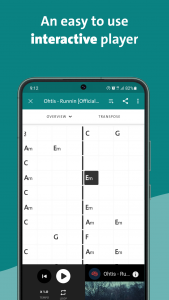 اسکرین شات برنامه Chordify: Song Chords & Tuner 4