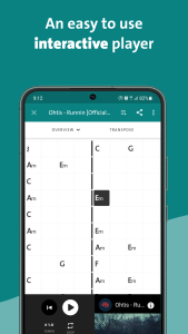 اسکرین شات 4 برنامه Chordify: Song Chords & Tuner