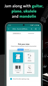 اسکرین شات برنامه Chordify: Song Chords & Tuner 5