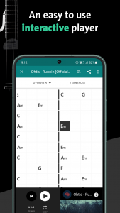 اسکرین شات برنامه Chordify: Song Chords & Tuner 4