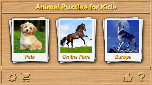 اسکرین شات 1 بازی Animal Puzzles for Kids