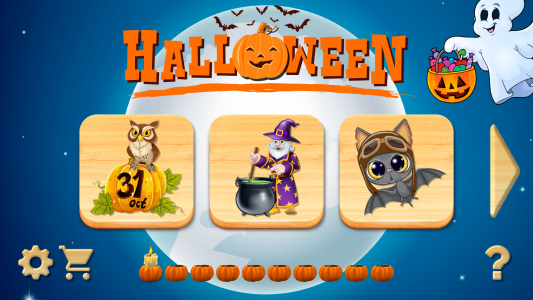 اسکرین شات بازی Halloween Puzzles for Kids 8