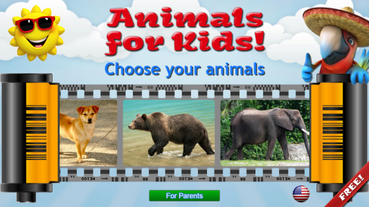 اسکرین شات 1 بازی Animals for Kids