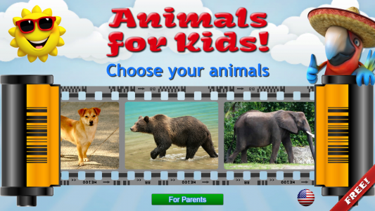 اسکرین شات بازی Animals for Kids 1
