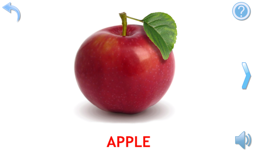 اسکرین شات 3 بازی Fruits and Vegetables for Kids