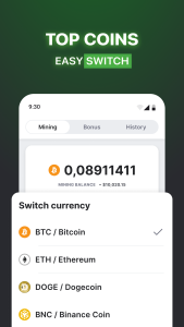 اسکرین شات 2 برنامه CT Pool: Crypto Mining App