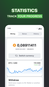 اسکرین شات 5 برنامه CT Pool: Crypto Mining App