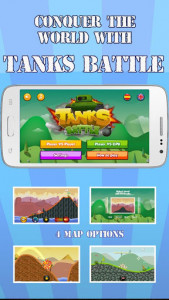 اسکرین شات بازی Tiny Tanks Battle 1